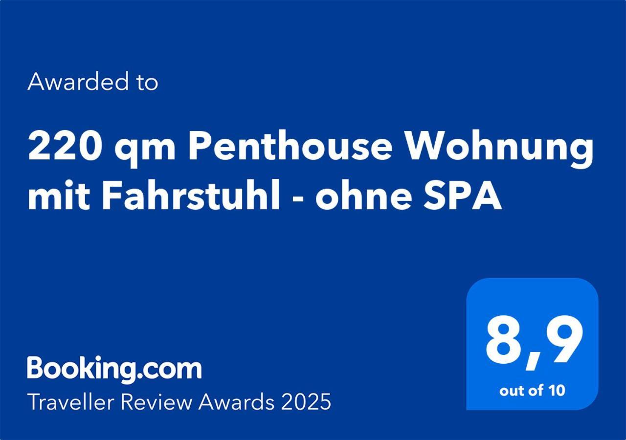 220 Qm Penthouse Wohnung Mit Fahrstuhl - Ohne Spa Μάνχαιμ Εξωτερικό φωτογραφία